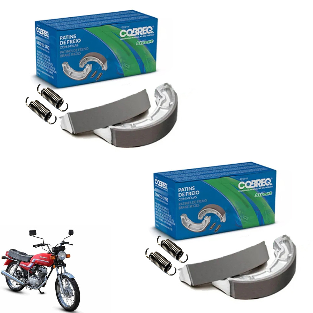 Lona dianteira traseira Honda Cg 125 Today Titan 83 ate 1999 em Oferta na Shopee