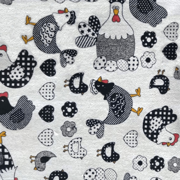 Tecido De Copa Galinheiro Mesa 100% Algodão Bolsas Luxo Mesa Posta Cozinha Chic Enxoval Patchwork