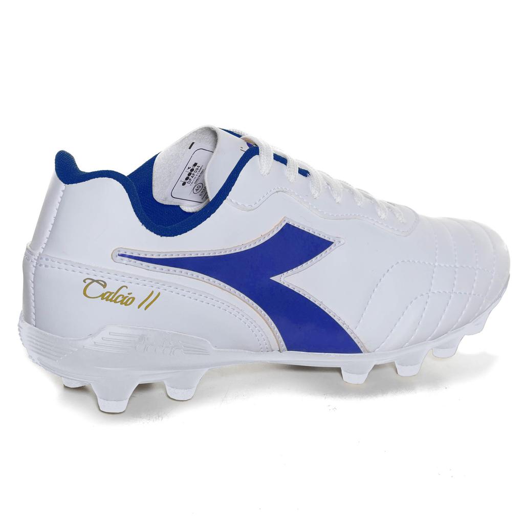 Imagem Chuteira Unissex Diadora Calcio II Campo Branco e Azul