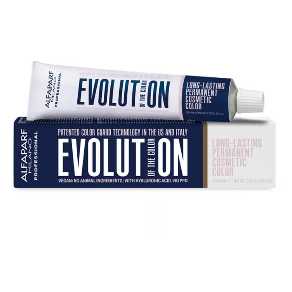 Tintura Creme Alfaparf Evolution Louro Médio Irisé 7.21 em Oferta na Shopee