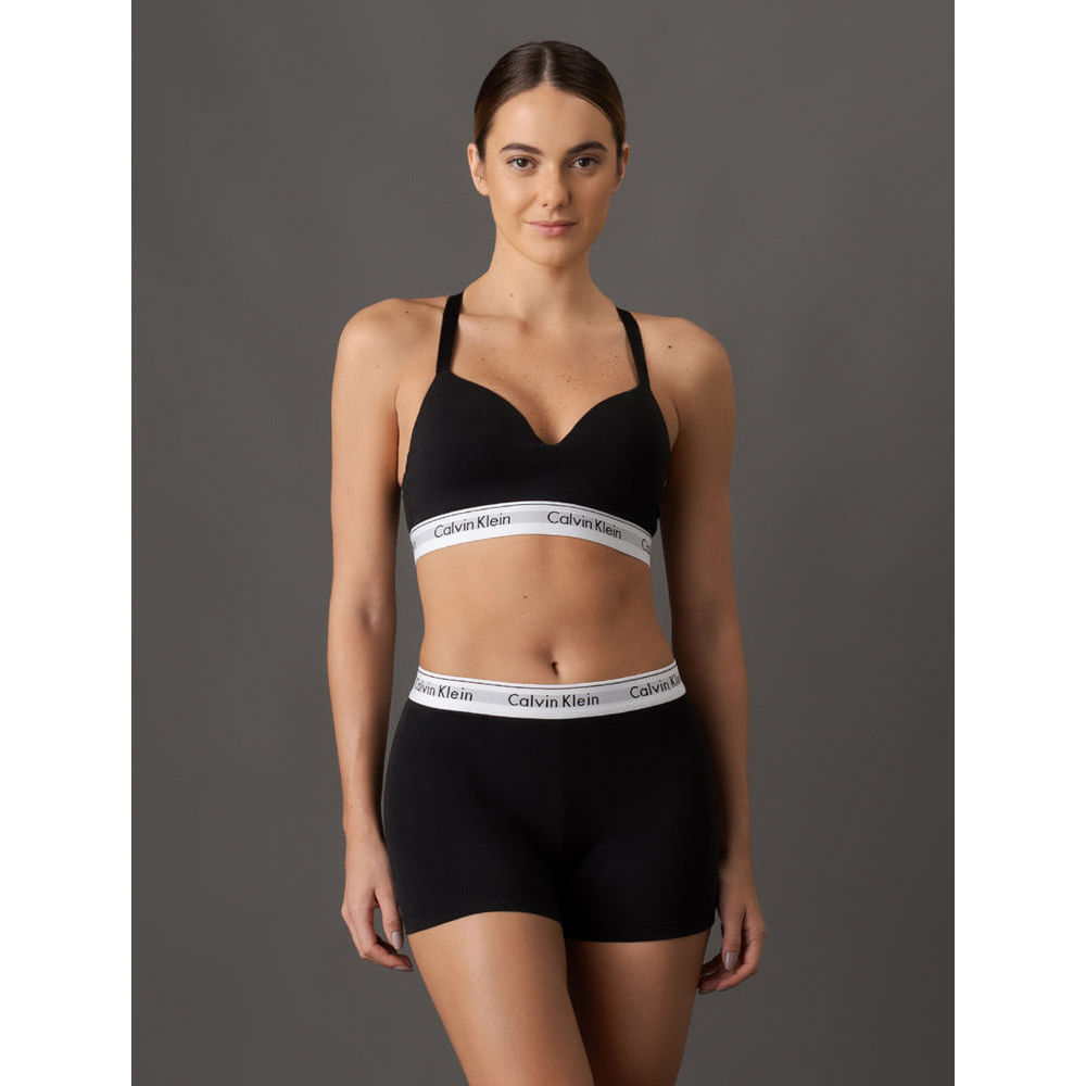 Sutiã Bojo Modern Cotton Calvin Klein Underwear - Preto em Oferta na Shopee