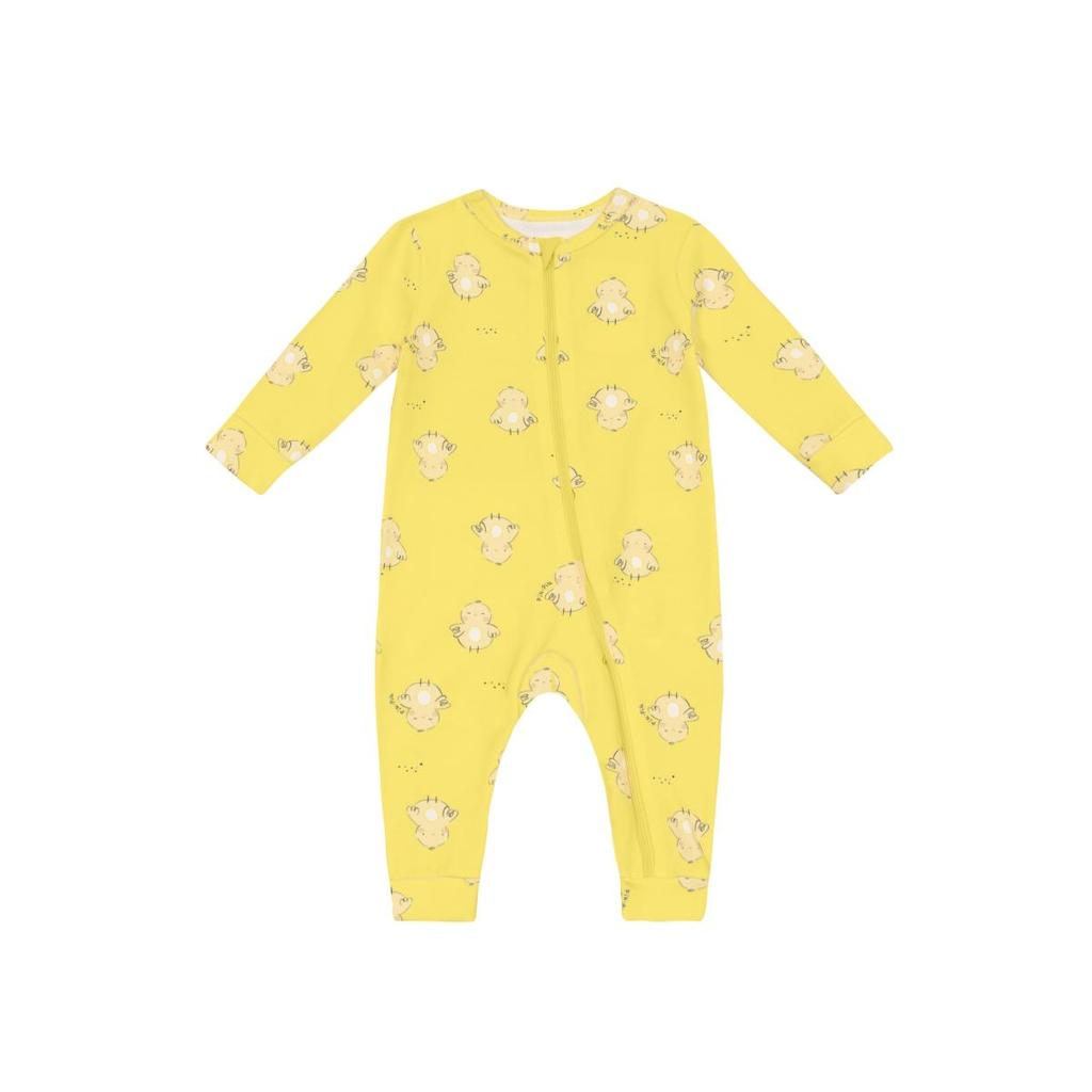 Macacão bebê unissex em cotton com touquinha Brandili Baby · foto 2