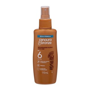 Bronzeador Fluído com Cor FPS 6 Cenoura & Bronze 110ml em Oferta na Shopee