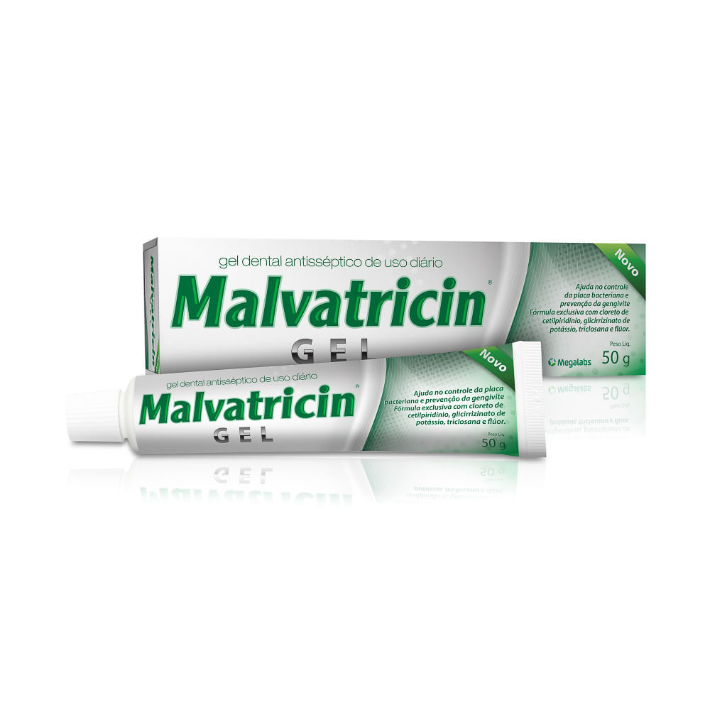 Creme Dental Malvatricin Gel Flúor 50g