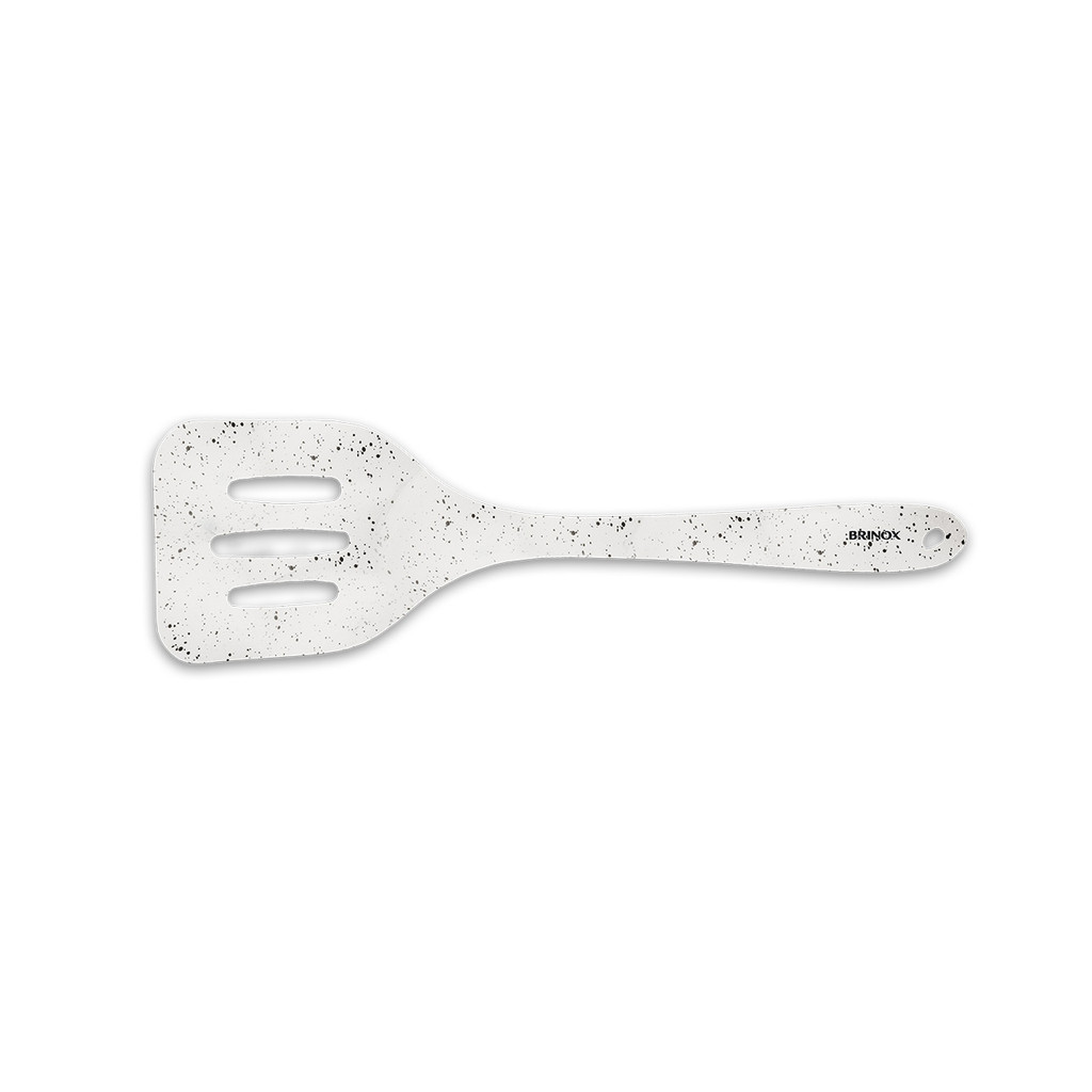 Espatula Vazada Brinox 29cm Flex Vanilla