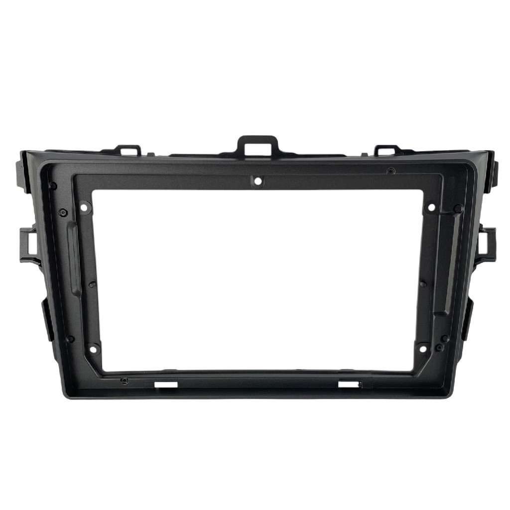 Moldura Painel Central Multimidia 9 Polegadas Toyota Corolla 2008 a 2014 Grafite