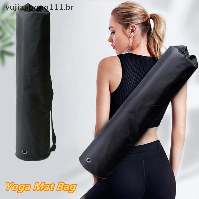 # Novo Mulheres Homens Tapete De Yoga Zip Bolsa De Ginástica Dobrável Transporte À Prova D'água Pilates Mat Armazenament