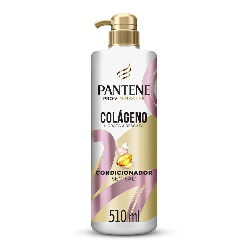Condicionador Pantene Colágeno Hidrata e Resgata 510ml em Oferta na Shopee