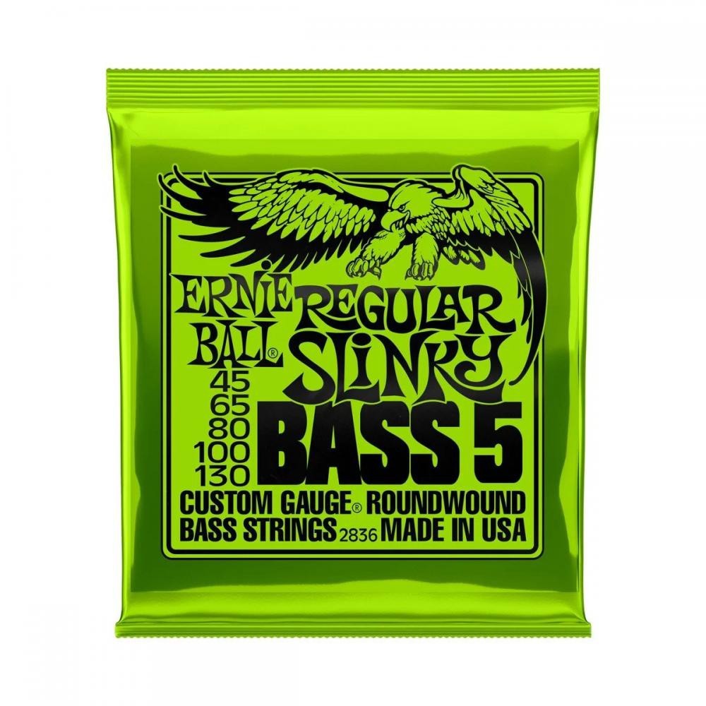 Encordoamento Contra Baixo 5 Cordas 045 Ernie Ball 2836