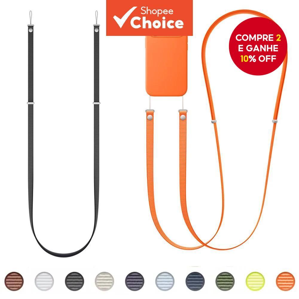 Cordão durável para celular com alça cruzada, bonito e resistente contra quedas. em Oferta na Shopee