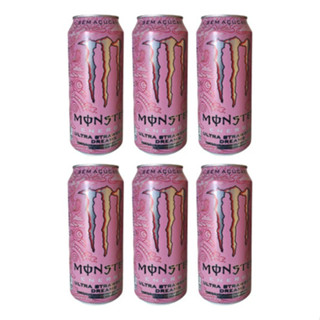 Kit 6 Energético Monster Ultra Strawberry Dream 473ml Zero em Oferta na Shopee