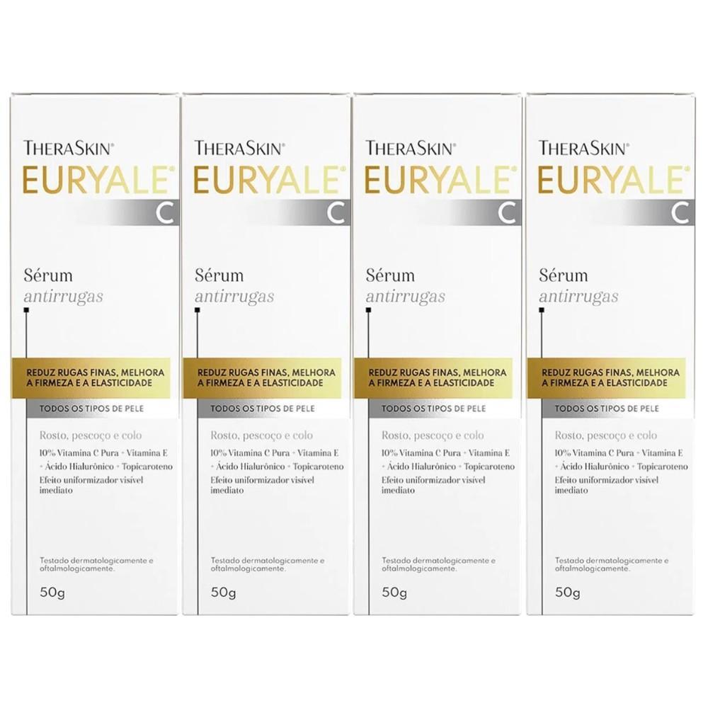 Kit Sérum Anti-Idade TheraSkin Euryale C Com 4 Caixas De 50g Cada
