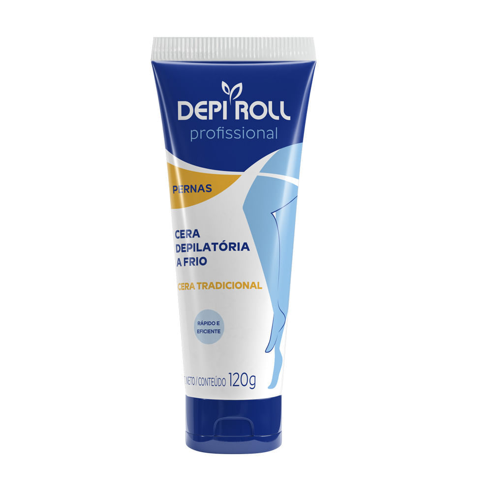 Depilador DepiRoll Profissional Cera Fria Corporal 120g em Oferta na Shopee