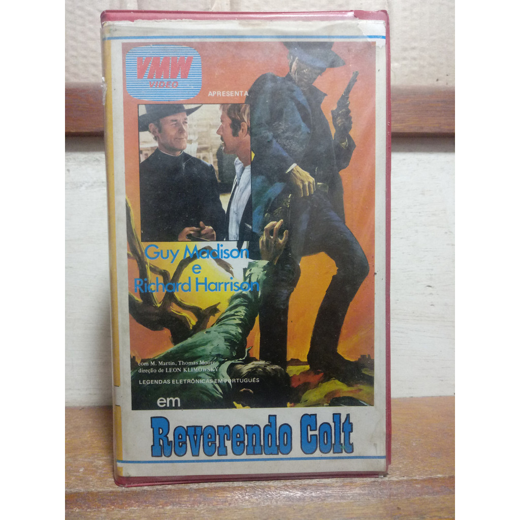 vhs Reverendo Colt - Guy Madison - Richard Harrison