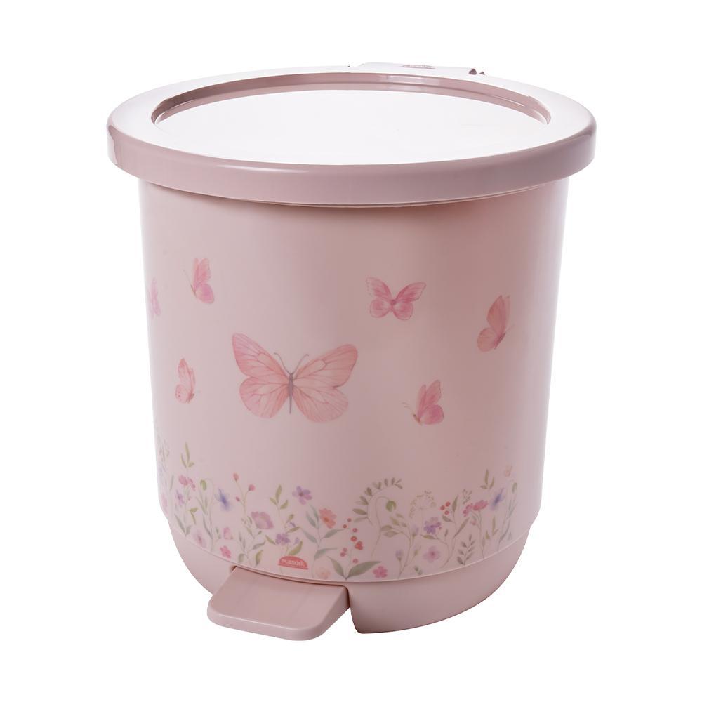 Lixeira Jardim Encantado com Pedal Enxoval 6,5 L Plasútil em Oferta na Shopee