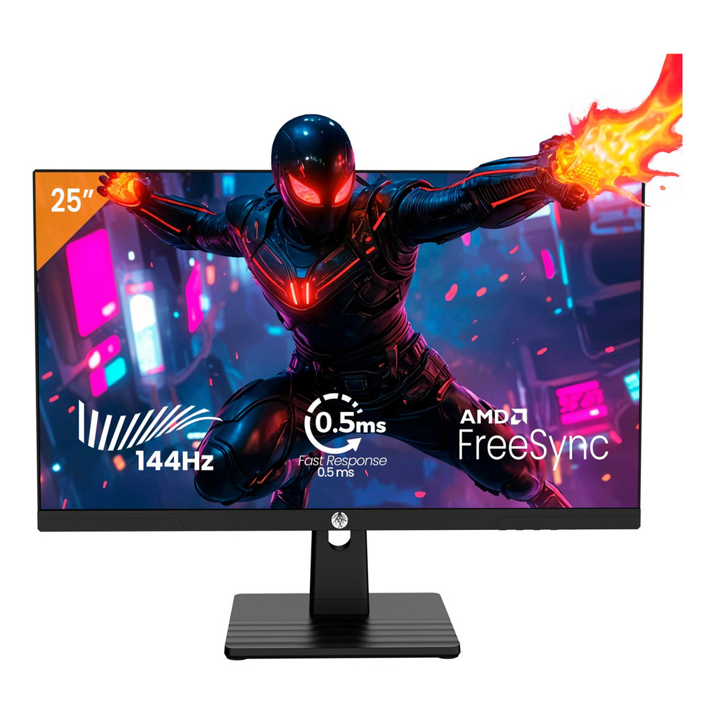 Monitor Gamer Haiz 25'' Ips Fhd 144hz 0.5ms HDMI Dp Vesa