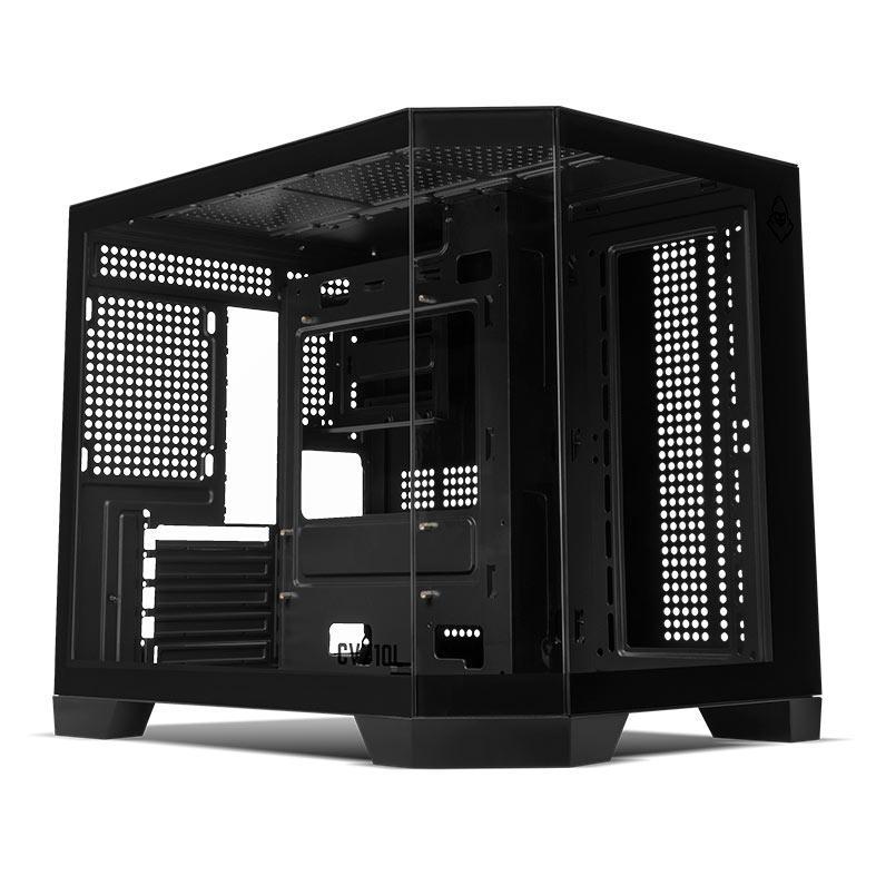 Gabinete Gamer Mancer CV710L, Mini-Tower, Lateral de Vidro, Preto, MCR-CV710L-BK