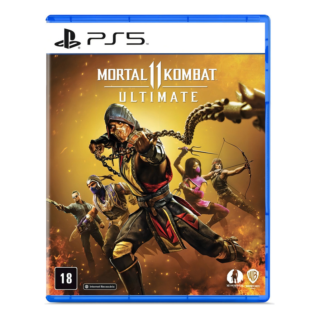 Jogo Mortal Kombat 11 Ultimate Mídia Física Português Br Ps5