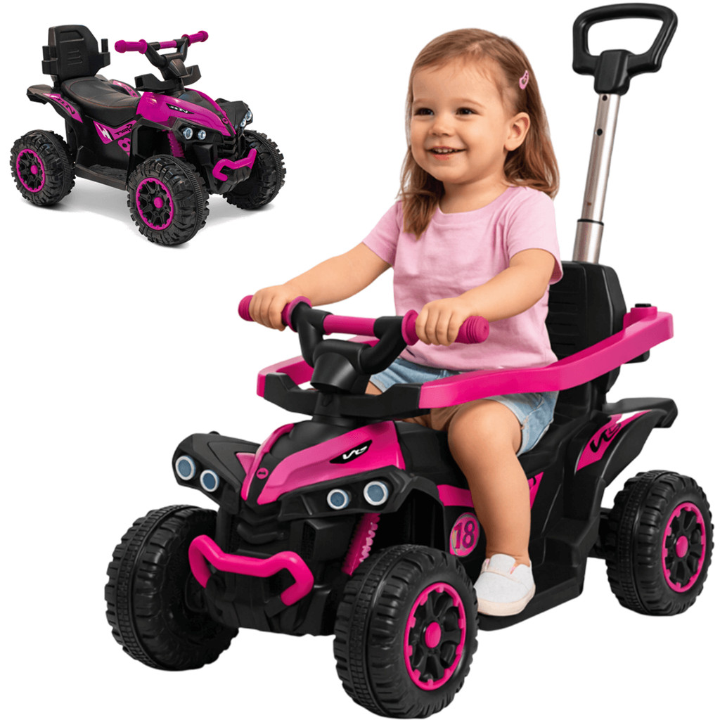 Quadriciclo Eletrico Maral Pimpi Flash Wheels Rosa 6V