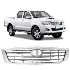Grade Radiador Hilux Pick-up 2012 2013 14 15 Cromado Cinza