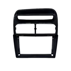 Moldura 9" Chinês Fiat Linea 08/14 - Black Piano