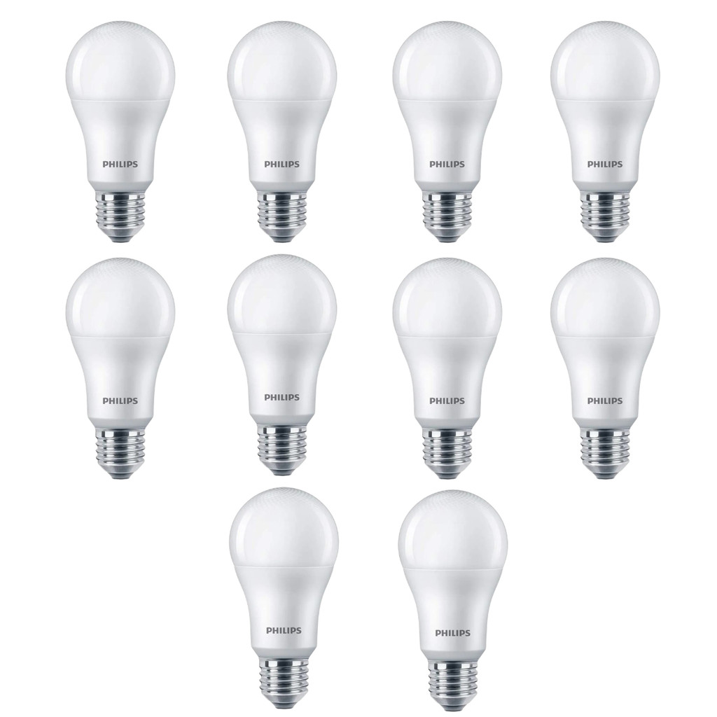 KIT 10 LÂMPADAS LED BULBO A60 11W 4000K 1018LM BIVOLT