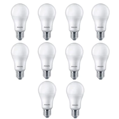 KIT 10 LÂMPADAS LED BULBO A60 11W 4000K 1018LM BIVOLT