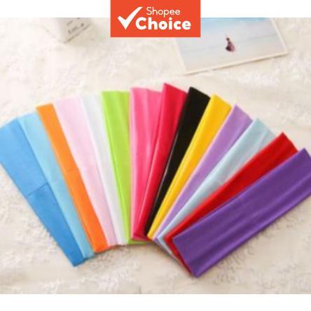  Kit de faixa de cabelo elástica confortável para esportes, academia, lazer, passeios, ioga - ótimo