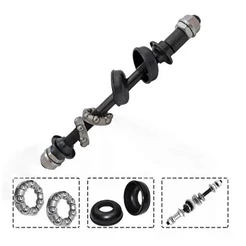 Eixo Traseiro Bicicleta Aro 26 29 20 Esferado 175mm Completo c Caixas + Colar