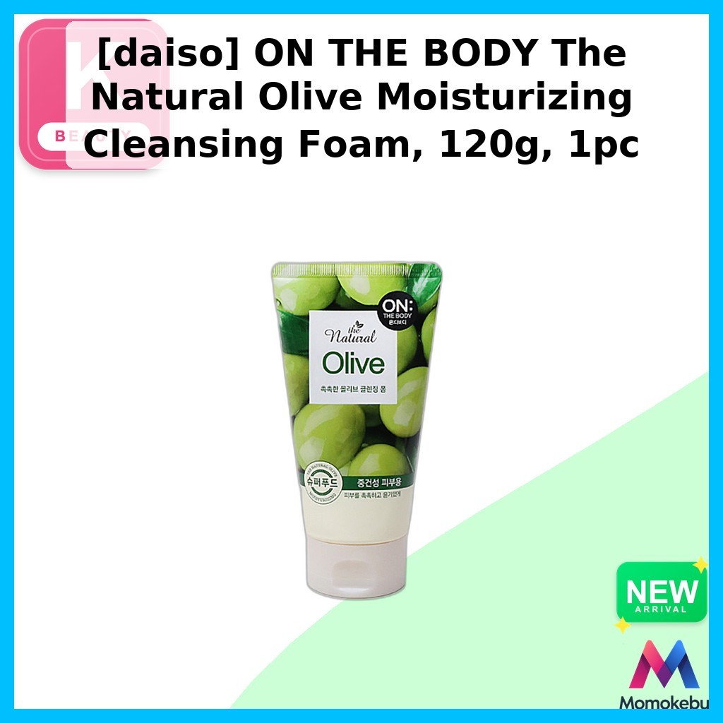 [daiso] ON The BODY A Espuma De Limpeza Hidratante De Azeitona Natural , 120g , 1 Unidade/Coreana Da MomoKebu