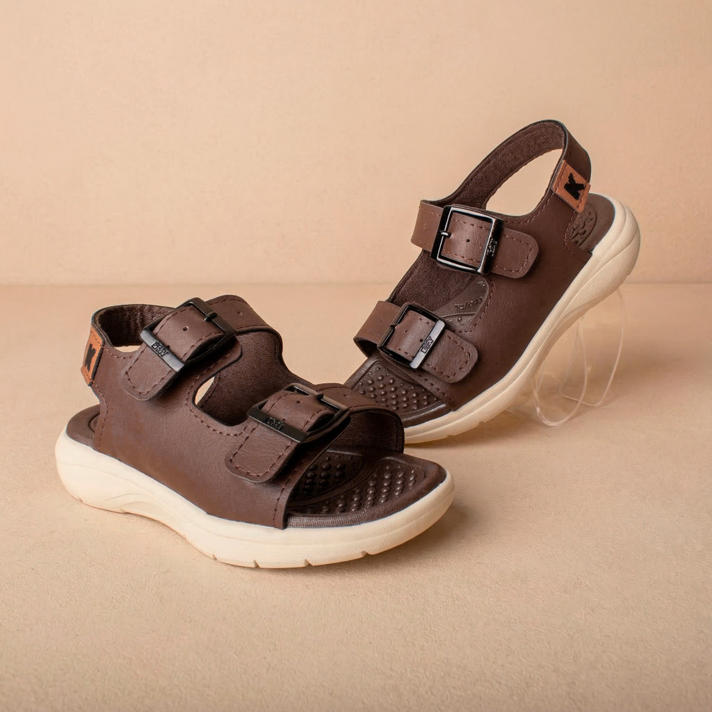 Sandália Papete infantil Menino Kidy Fly Baby Fivela Escolar Calce Fácil Confortável