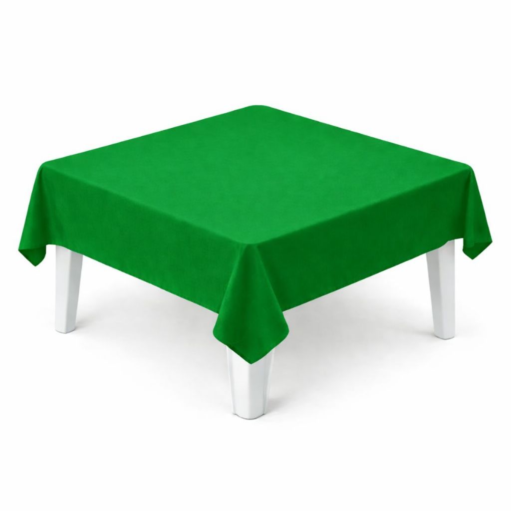 Kit 5 Toalha Mesa Quadrada Restaurantes Buffet Decoração Lavavel Lisa Oxford Grossa Verde Barato