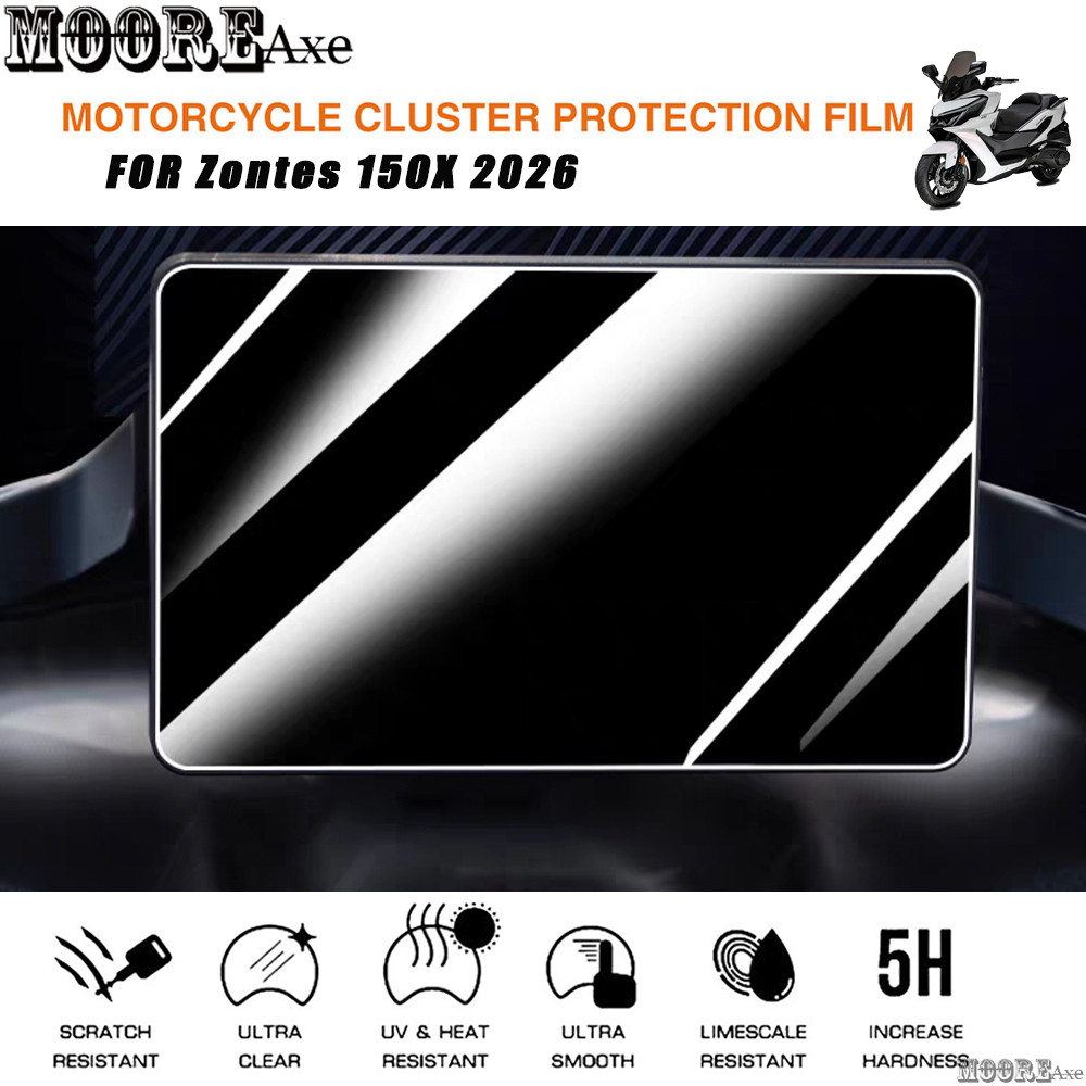 Mooreaxe Para Zontes 150X 2026 Velocímetro De Motocicleta Instrumento Película Protetora De Painel De Substituição Filme