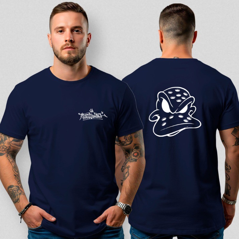 Camiseta Masculina Estampa Super Pato Hockey 225 Algodão Premium Academia Fitness Streetwear  Camiseta Masculina Super P