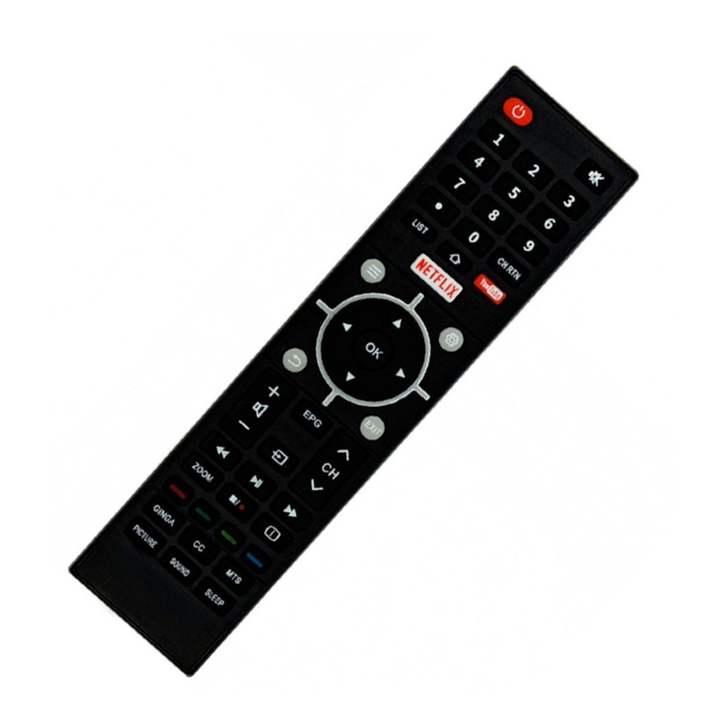 Controle Remoto compatível para Tv Semp Toshiba L32s3900s L39s3900fs Com Netflix