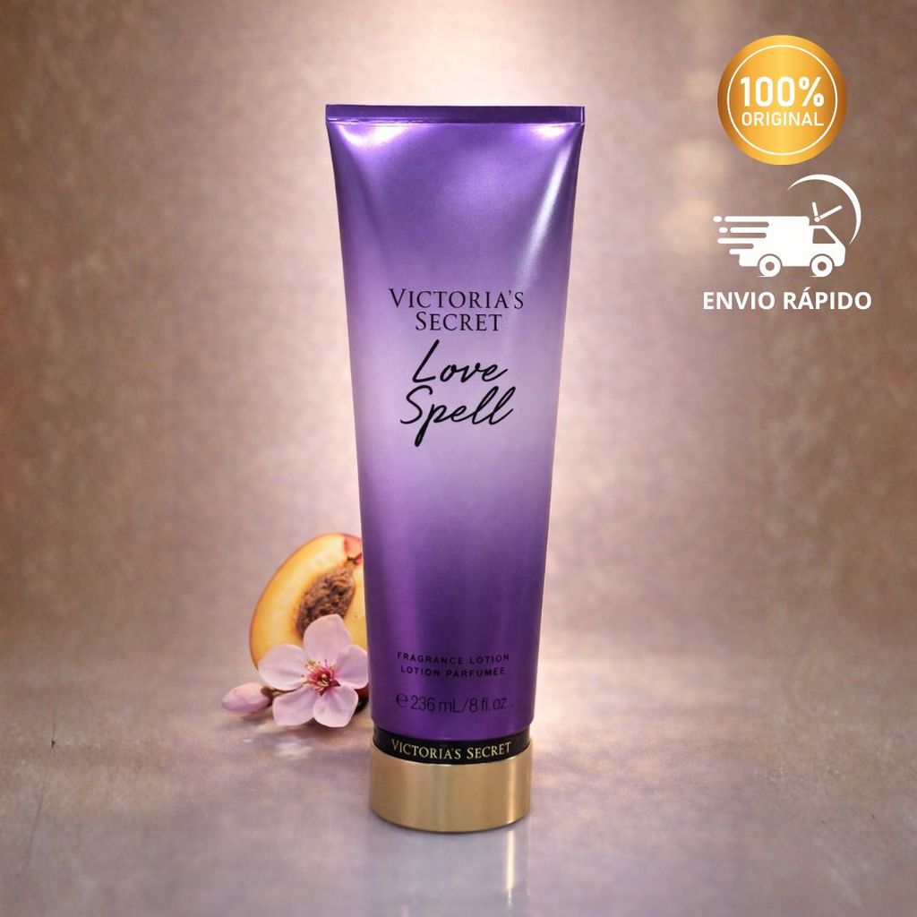 Creme Hidratante VS Love Spell e Bare Vanilla Original 236ml Creme Corporal Alta Fixação