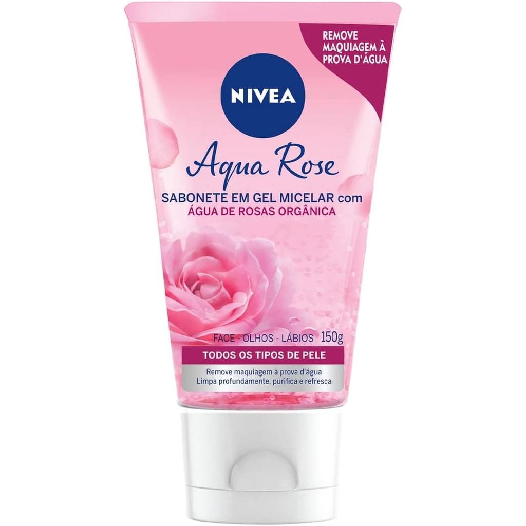 NIVEA Sabonete Facial em Gel Aqua Rose 150ml