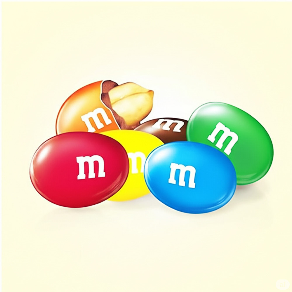 Confeito De Chocolate Ao Leite Com Amendoim Mms 18x45g Display 810g Masterfoods