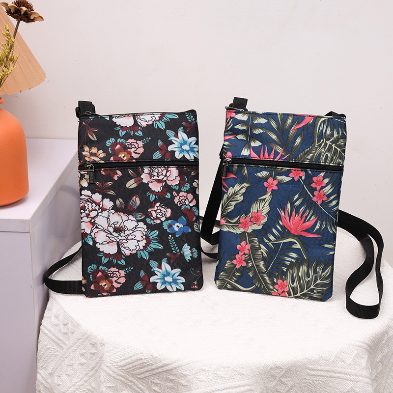 Mini bolsa de ombro feminina versão coreana bolsa mensageiro moda pequena bolsa de ombro pequena mochila mini flor bolsa