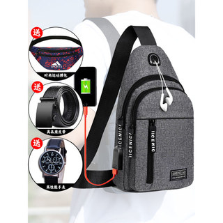 Saco de peito masculino novo estilo na moda ao ar livre saco de peito Casual pequena mochila masculina saco de lona de u