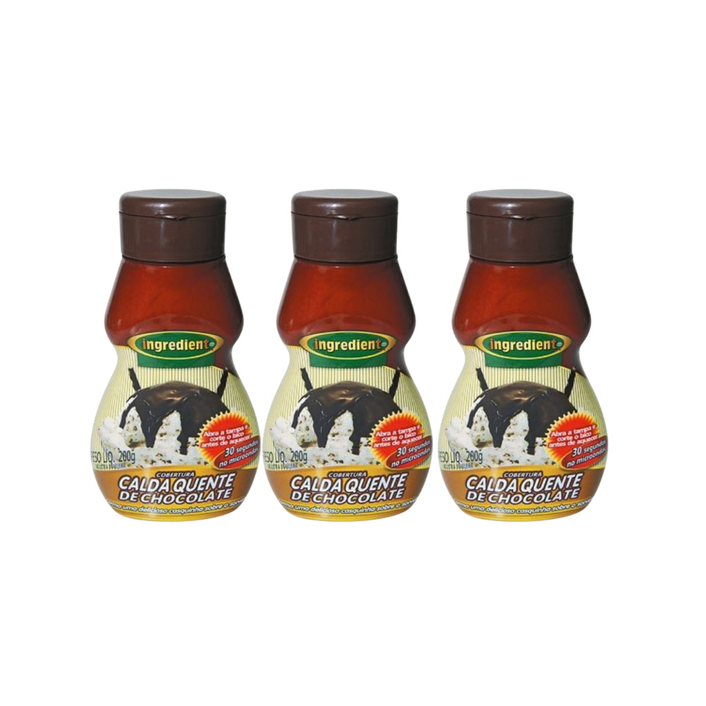 COMBO 3 UNI. COBERT. CALDA QUENTE CHOCOLATE  225gr