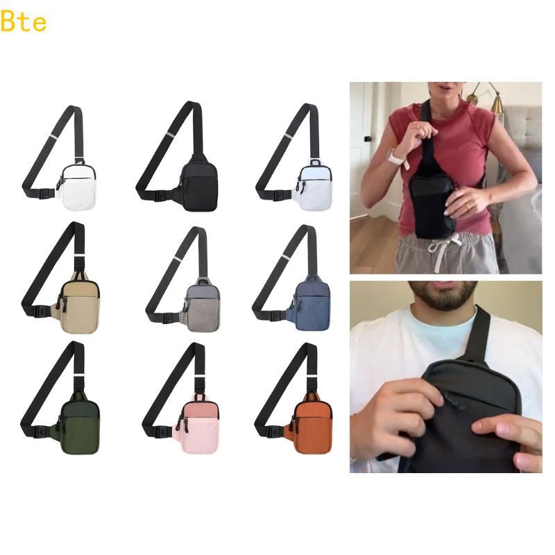 Bte Esportes Masculino Saco Peito À Cintura Correndo Suporte Do Telefone Crossbody Slings A