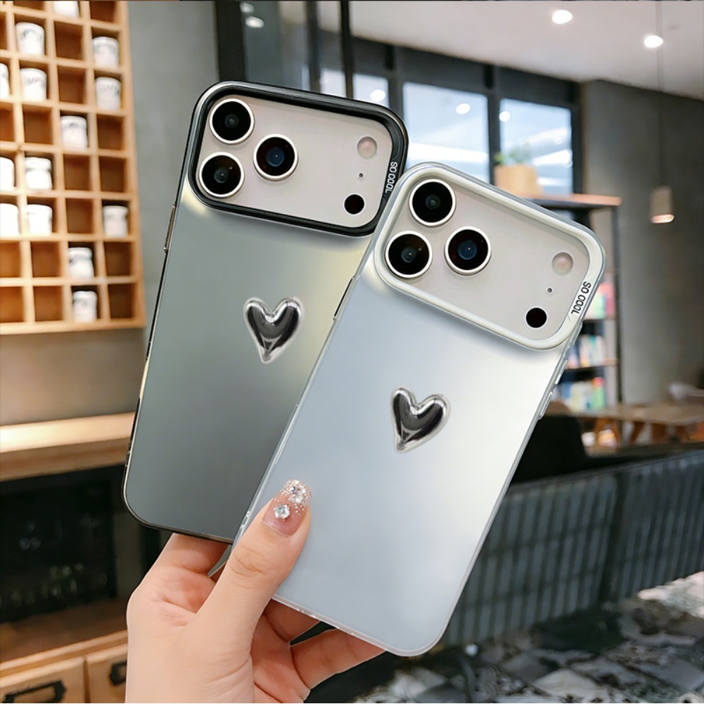 Capa DB Para Motorola MOTO G84 G54 G64 G54Power G14 G22 G24 C04 3D Metal Coração