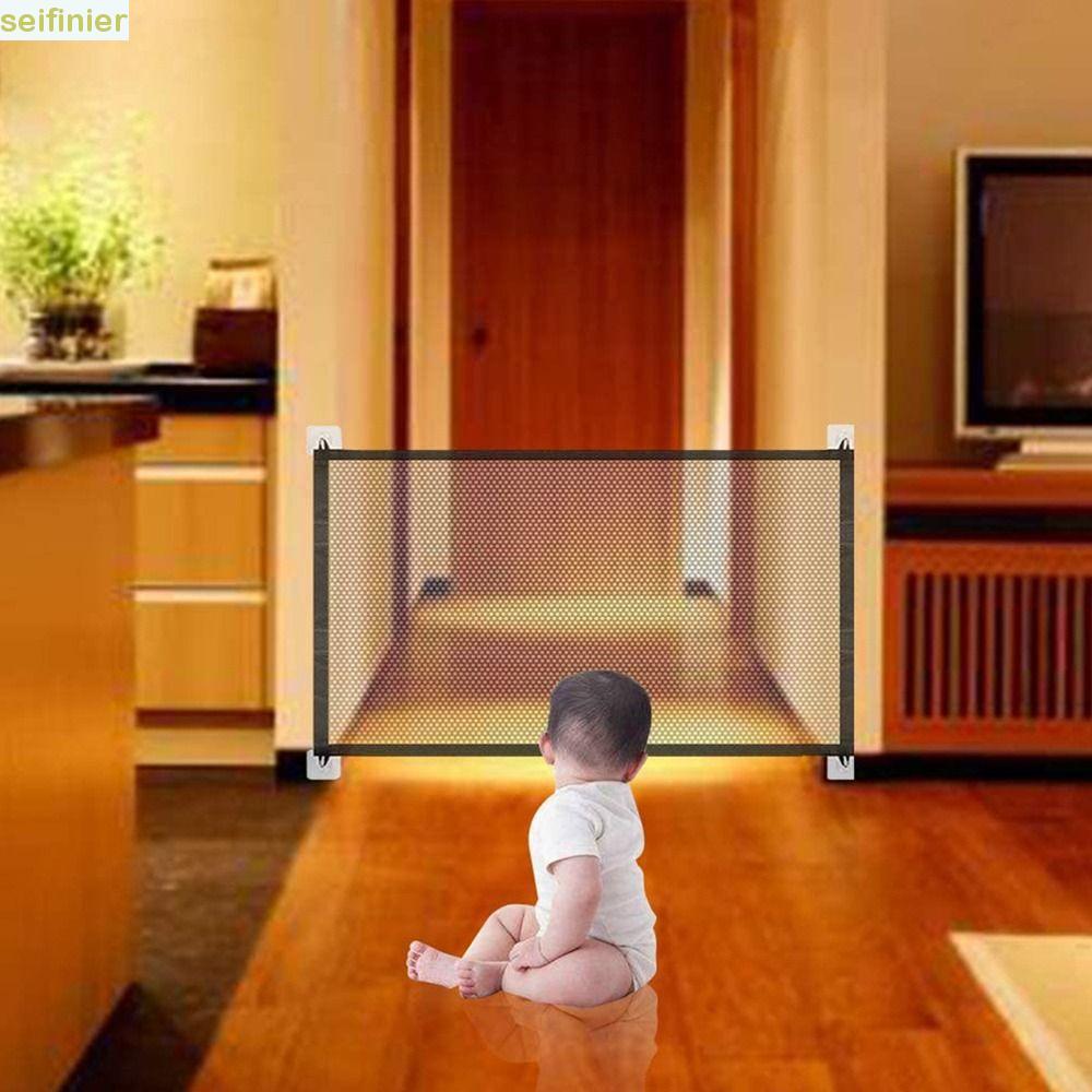 SEIFINIER Pet Gate Segurança Durável Prático Cerca De Proteção Universal Útil Interior Cercas De Barreira Infantil