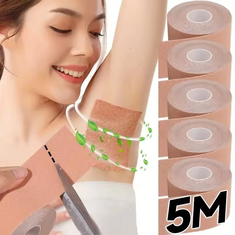 10m Invisível Axilas Suor Rolo Macio Auto-Adesivo Pé Absorvente De Adesivos Para Homens Mulheres Descartável Anti Remend