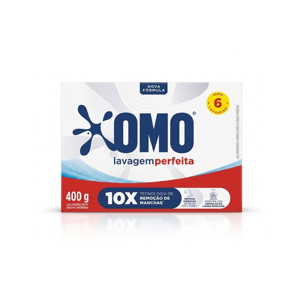 OMO SABAO EM PO LAVAGEM PERFEITA 400G