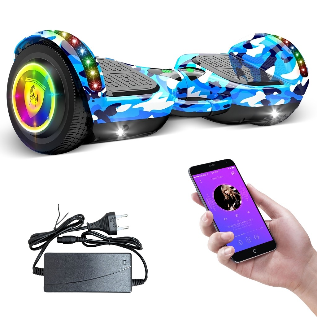 Egazza 6,5" Infantil 600W Hoverboard infantil Patinete Autoequilibrado Brinquedos alta Qualidade em Oferta na Shopee