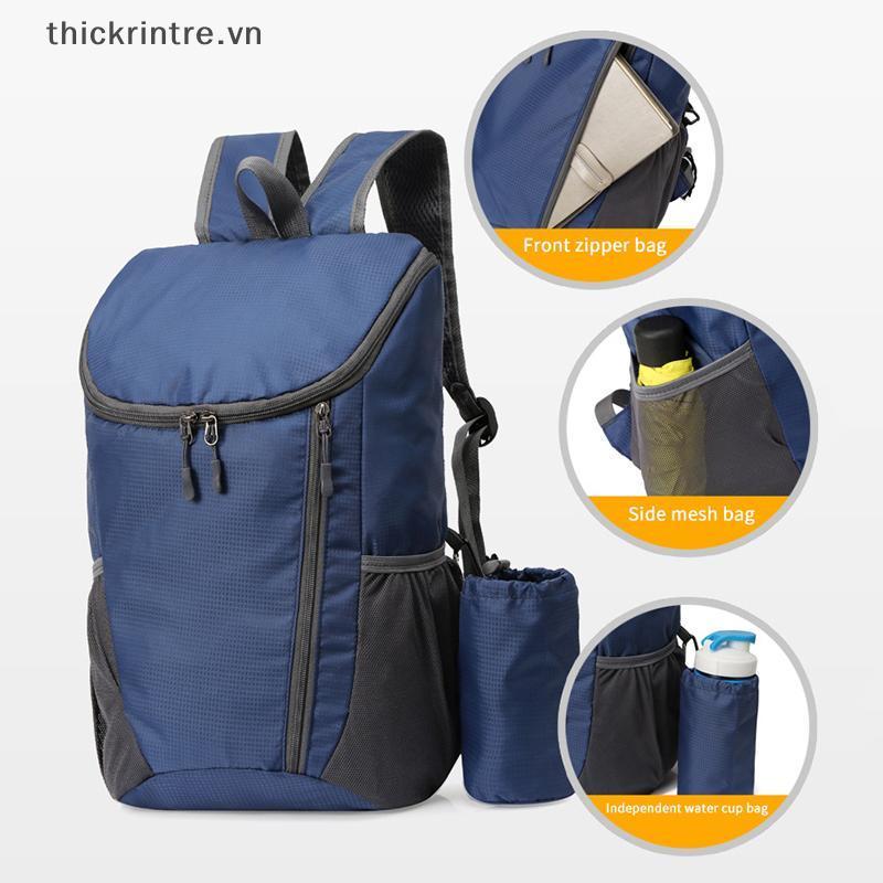 THI Dobrável Bapa Leve Caminhadas Rusa Resistente À Água Bolsa De Viagem De Grande Capacidade Para Montanhismo Ao Ar Liv