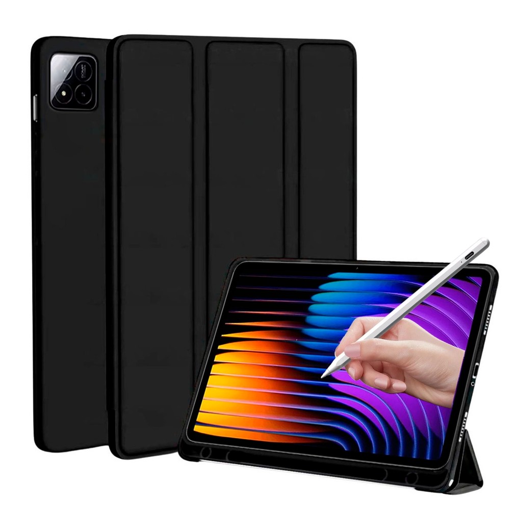 Capa Silicone Smart Case Para Xiaomi Pad 7 Pro 11.2 Polegadas + Stylus