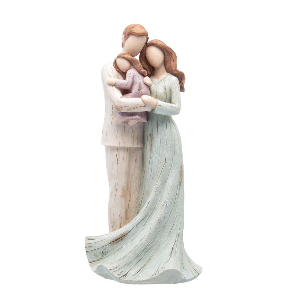 Figura Decorativa Wolff Família de Resina 12cm x 10cm x 25cm em Oferta na Shopee